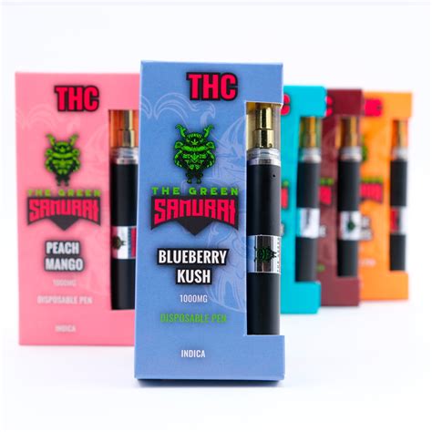 Buy GREEN SAMURAI – Disposable Vape Pen (1mL)