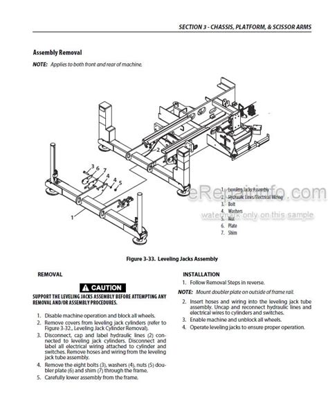 JLG 330LRT 430LRT Service And Maintenance Manual Scissor Lift 3121758 ...