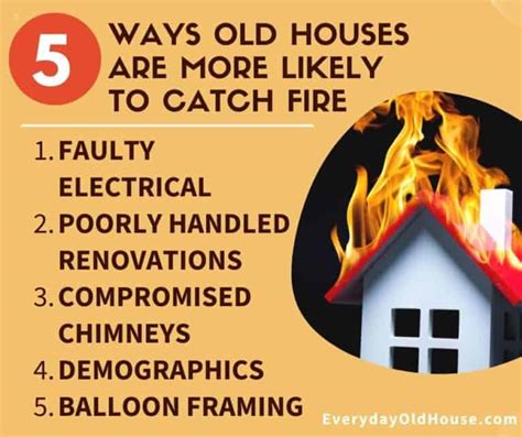 5 Reasons Why Old Houses Are More Likely to Catch Fire [And What to Do ...