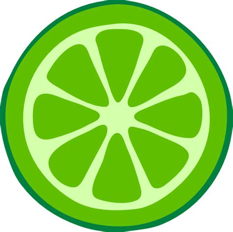 Lime Slice Clip Art at Clker.com - vector clip art online, royalty free ...