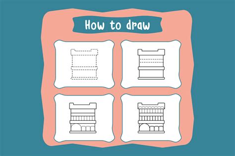 How to Draw House - Step by Step Graphic by riduwanmolla · Creative Fabrica