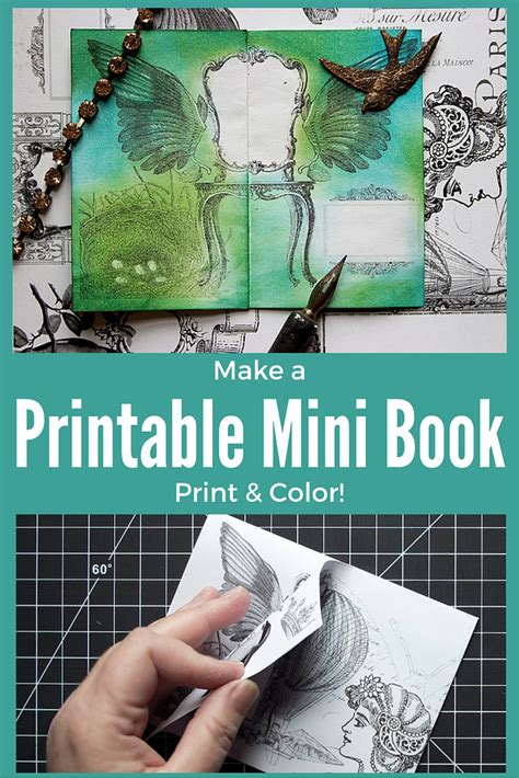 Printable Mini-Book! One Piece of Paper is all it takes!