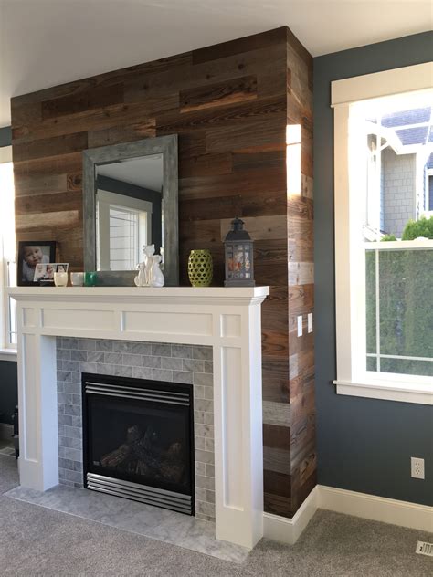 Easy DIY Weekend Project: A Stikwood Fireplace Remodel