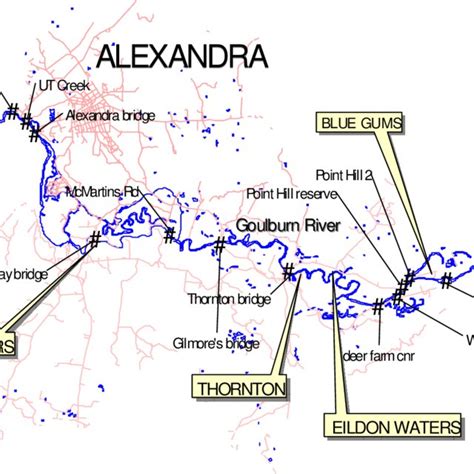 Goulburn Town Map