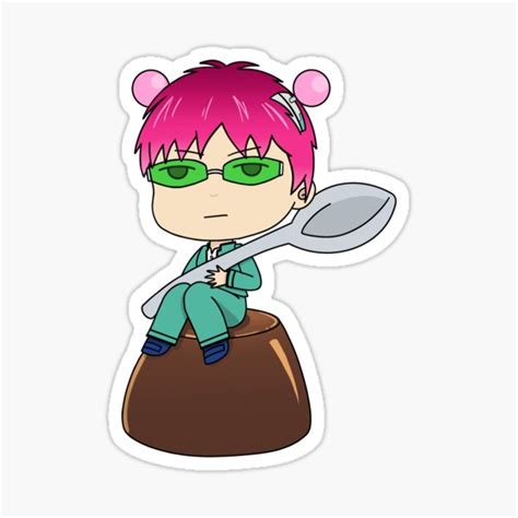 "Saiki K. Coffee Jelly" Sticker for Sale by Grevollo | Redbubble