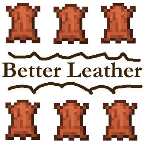 Better Leather - Minecraft Mod