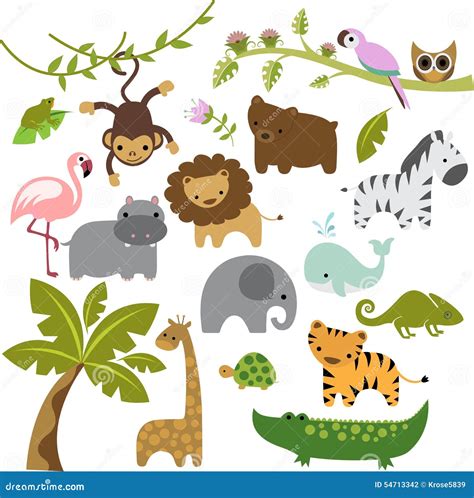 Baby Zoo Animal Clipart