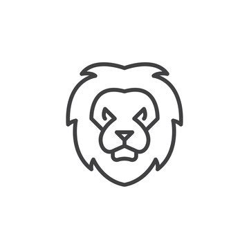 Lion Head Outline Images – Browse 18,451 Stock Photos, Vectors, and ...