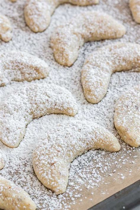 Vanillekipferl (German Vanilla Crescent Cookies) | Plated Cravings