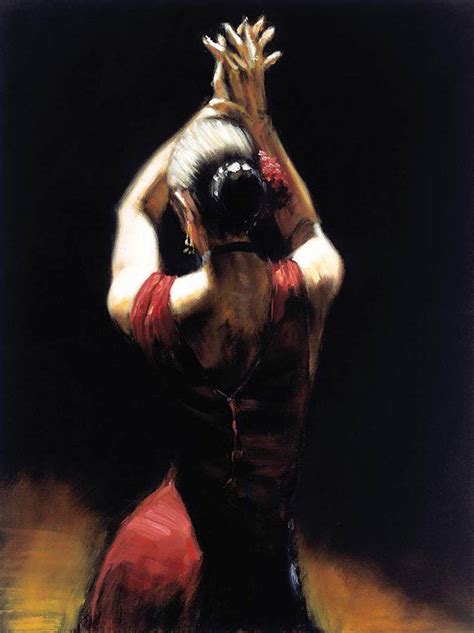 Flamenco Dancer painting | Fabian Perez Art