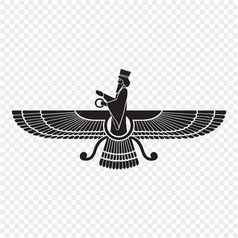 Symbol of Zoroastrianism isolated 7659933 Vector Art at Vecteezy