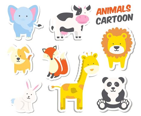 Cute Animals Vector Vector Art & Graphics | freevector.com