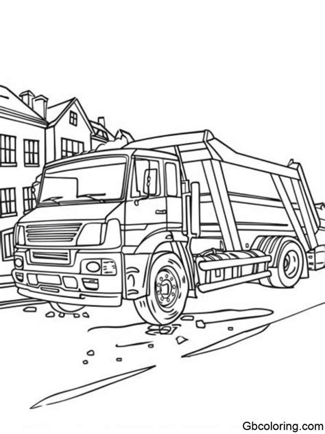 25+ Free Garbage Truck Coloring Pages - GBcoloring