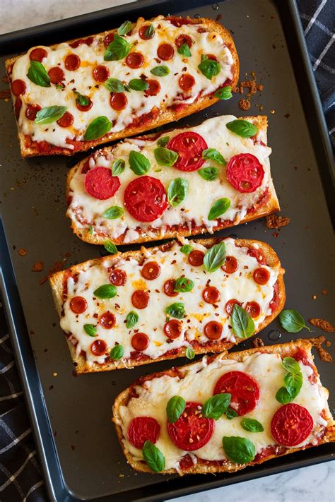 French Bread Pizza - Cooking Classy