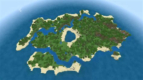 Big Survival Island Seed Minecraft Pe Bedrock Seeds