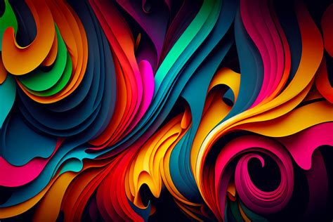 Modern Colourful Abstract Background Graphic by GraphicClab · Creative ...