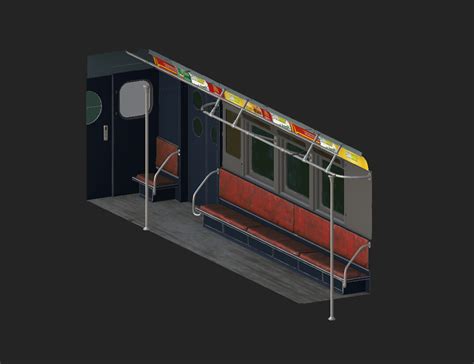 ArtStation - NYC Subway Interior | Game Assets