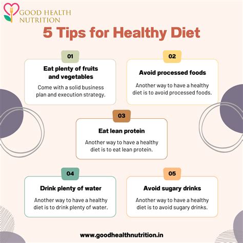 5 tips of Healthy diet - Infoselva - Medium