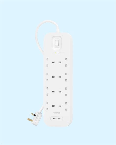 Surge Protector with 2 USB-C Ports (8 Outlet with 2 USB-C)