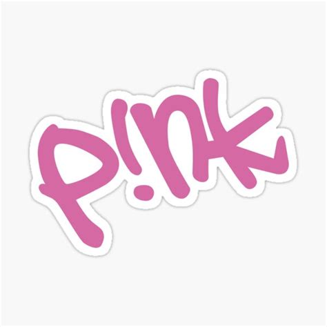 "P!nk Logo" Sticker by Ambiejoy | Redbubble