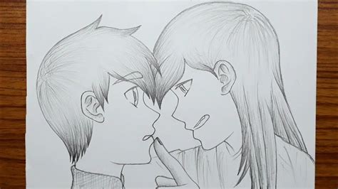 Anime Drawing Girl And Boy