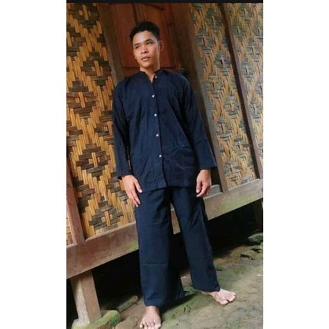 Jual pria-adat-pakaian- baju khas pakaian adat suku baduy banten ...