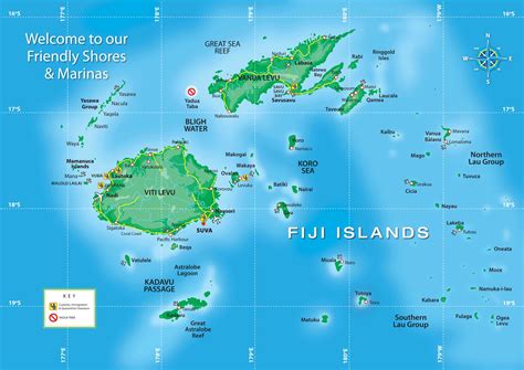 Where Is Fiji Islands Located In World Map - United States Map