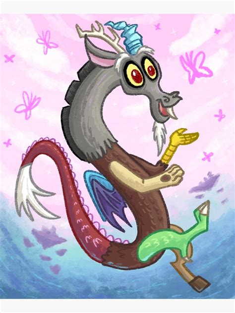 "Discord // MLP Fanart" Poster for Sale by AnizyArt | Redbubble