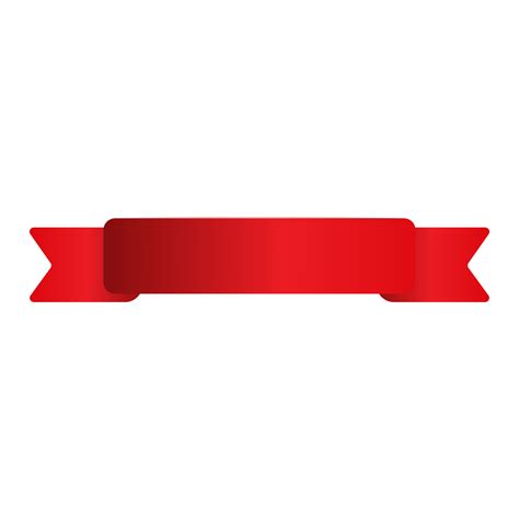 red ribbon banner 26830131 PNG