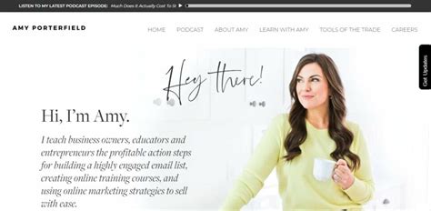 15 Personal Website Examples To Inspire You - GetResponse