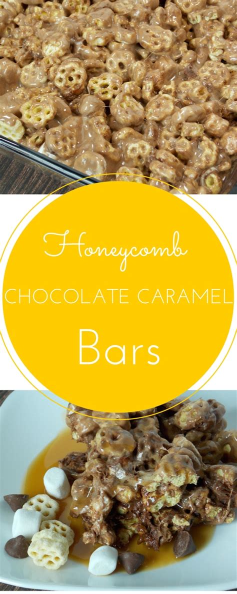 Honeycomb Chocolate Caramel Bars recipe | Chefthisup