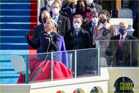 Lady Gaga Performs the National Anthem at Presidential Inauguration ...