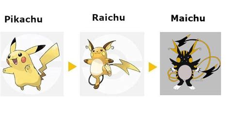 Evolution of Raichu - Pikachu,Raichu,Maichu by ZephiraWolf on ...