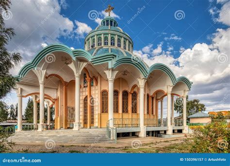 Medahiniyalem Orthodox Church, Dejen, Ethiopia Stock Image - Image of ...