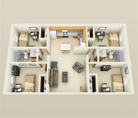 18 4 Bedroom House Floor Plans Modern – New Home Floor Plans