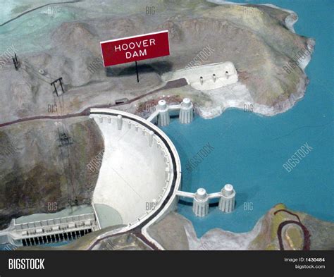 3D Model/Map Hoover Dam Image & Photo | Bigstock