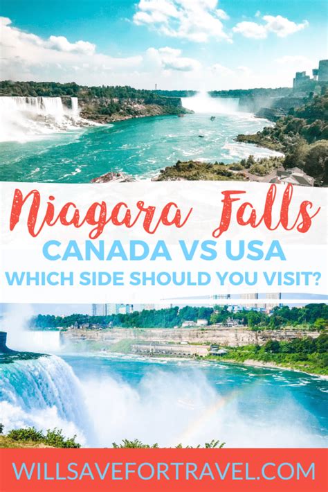 Will Save For Travel Niagara Falls USA vs Canadian Side - Will Save For ...