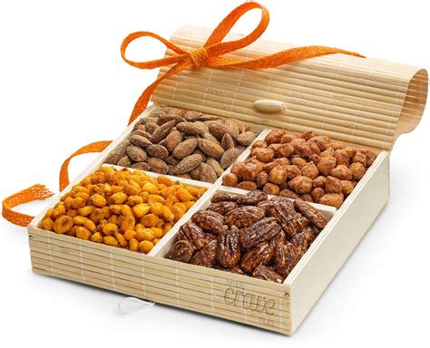 Holiday Nuts Gift Basket - Mixed Nuts Gift Box - Nuts Gift Tray for ...