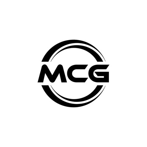 MCG letter logo design in illustration. Vector logo, calligraphy ...