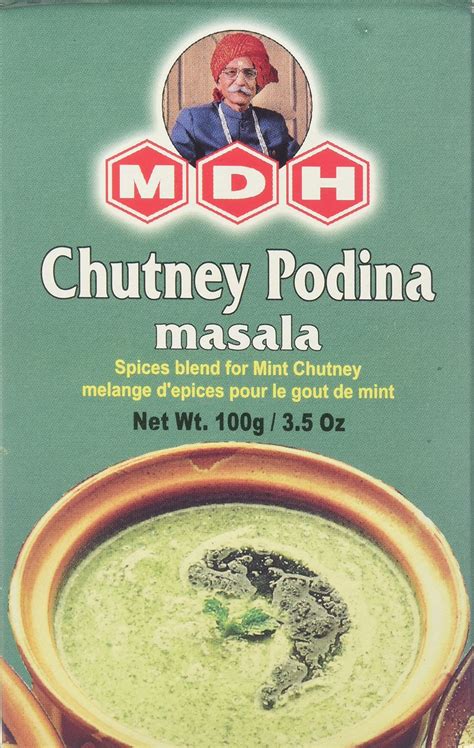 MDH Podina Chutney Masala 100gms : Amazon.co.uk: Grocery