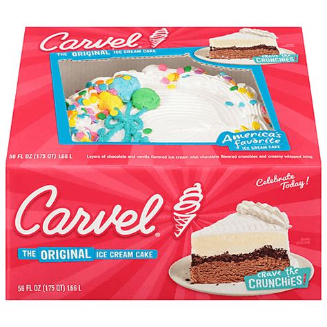 Carvel Ice Cream Cake, The Original 56 fl oz | Ice Cream Cakes & Pies ...