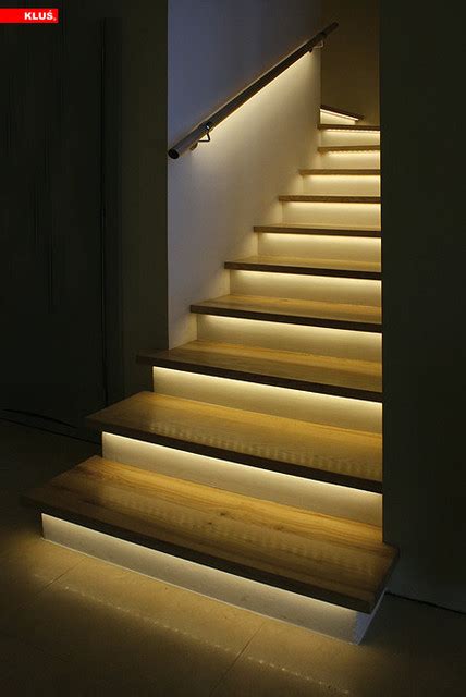 LED Staircase Accent Lighting - Contemporary - Staircase - st louis ...