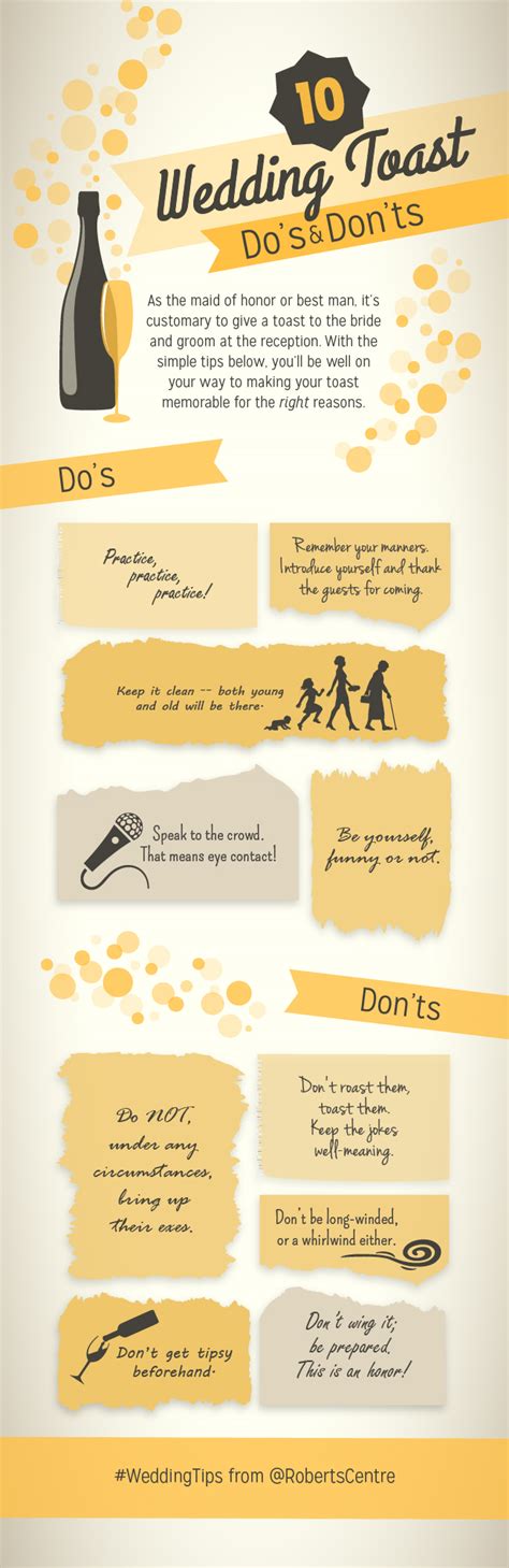 The Do's & Don'ts of Wedding Toasts - Wedding Planning Tips