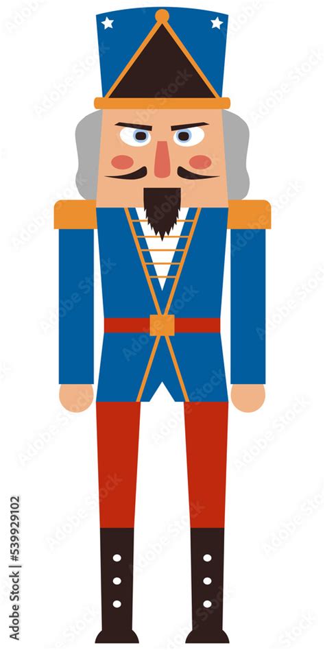 Cartoon Nutcracker Stock Illustration | Adobe Stock