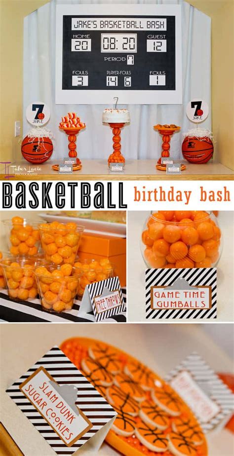 DIY Basketball Birthday Party