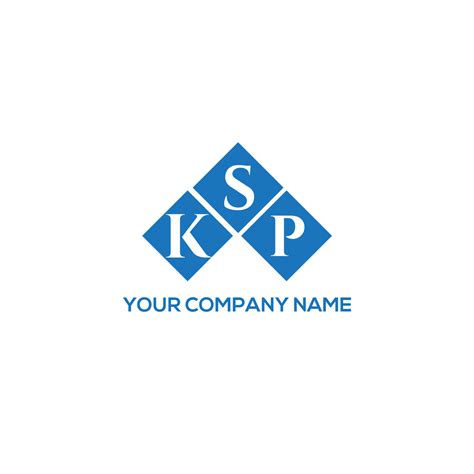 KSP letter logo design on white background. KSP creative initials ...