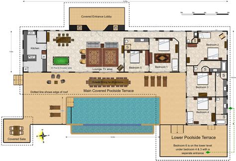 Floor Plan Villa Layout - Image to u