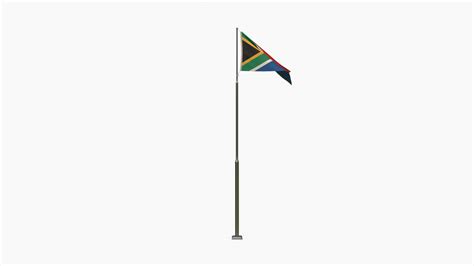 3D Animated South Africa Flag - TurboSquid 1799018