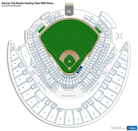 Kauffman Stadium Seating Chart With Seat Numbers | Cabinets Matttroy