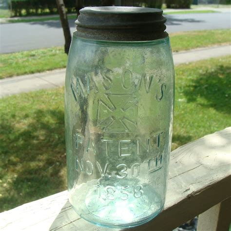 Antique Mason Jars - Etsy